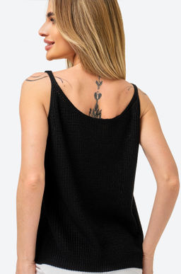 Женский вязаный топ на бретелях Happy Fox  фото 47