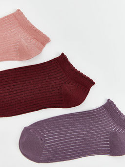 Kad?n D?z Patik ?orap 3l?