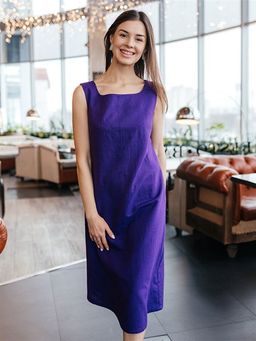 Платье 100% лен ВОЛТРИ