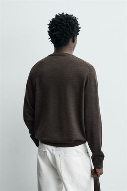 JERSEY REGULAR FIT LANA / marr?n vigor? - Zara фото 3