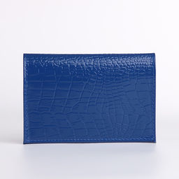 Обложка для паспорта, цвет синий - Simaland фото 2