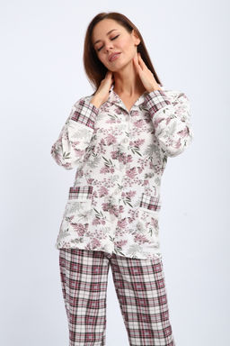 Пижама женская из футера Салли укроп