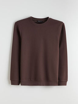 Bisiklet Yaka Erkek Sweatshirt