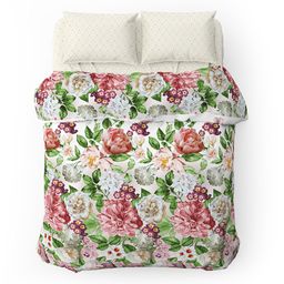 Пододеяльник на пуговицах 2-х спальный Монреаль 175х215см, перкаль Премиум 110г/м2, хлопок 100%, упаковка классическая ПВХ 28х41см, Домашняя мода (Россия)