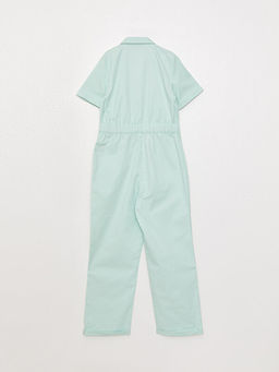 G?mlek Yaka Basic K?sa Kollu K?z ?ocuk Tulum - Waikiki фото 2