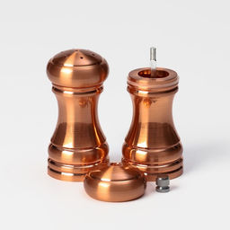 Набор мельниц для соли и перца Доляна, 2 шт., 10×5×10 см, цвет бронзовый