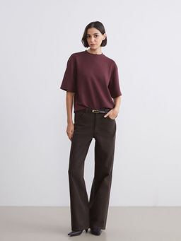 Bisiklet Yaka Kad?n Ti??rt