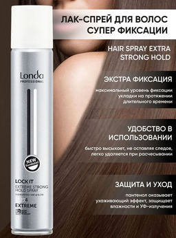 Лак экстрасильной фиксации Finish LOCK IT, 500мл Londastyle - Londa professional фото 3