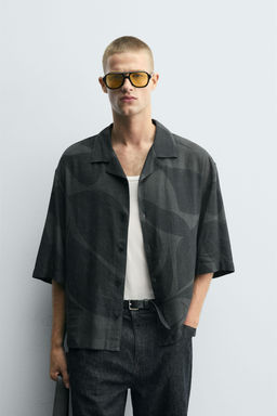 VISCOSE/LINEN SHIRT - Zara фото 2