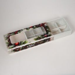 Коробка под 10 конфет «С Новым годом!», 9.8×22×3.5 см