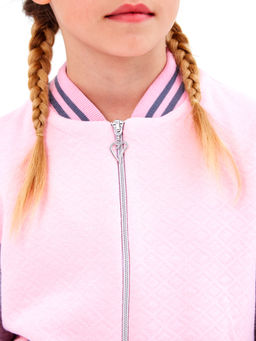 Бомбер "Изабель",розовый