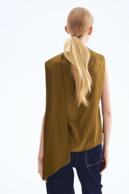 Blusa drapeada de sat?n - H&m фото 6