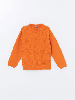 Bisiklet Yaka K?z ?ocuk Triko Kazak - Waikiki фото 3