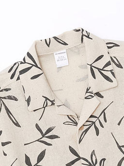 Resort Yaka K?sa Kollu Bask?l? Erkek Bebek G?mlek - Waikiki фото 2