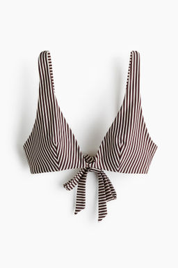 Top de bikini triangular con relleno