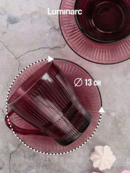 Набор чайный ЛУИЗ ЛИЛАК 4пр арт.O0314 /Люминарк/ - Luminarc фото 4