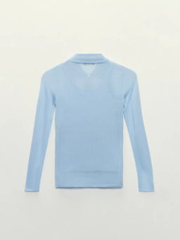 Двухслойный джемпер с молнией / Zarina фото 8