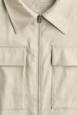 Sobrecamisa en mezcla lino Easy Care Regular Fit - H&m фото 3