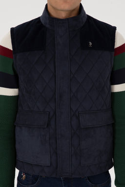 Erkek Lacivert Deri Yelek - U.s. polo assn фото 6