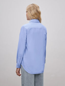 Рубашка однотонная B2969/agate - Emka фото 4