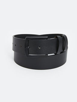 Deri G?r?n?ml? Erkek Kemer