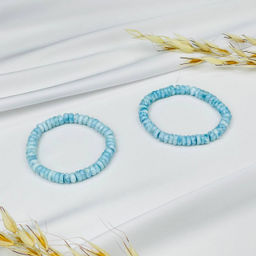 Браслет из Ларимара - Радуга самоцветов фото 2