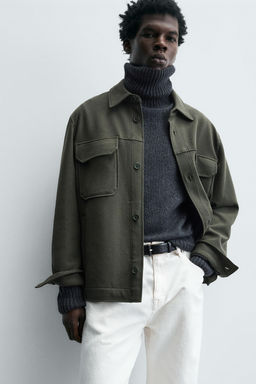 COMFORT TEXTURED OVERSHIRT - Zara фото 5