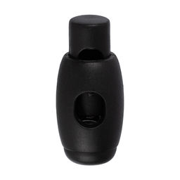 Зажим пластик Micron ST 1122 d 4 мм в пакете 24 шт №01 черный