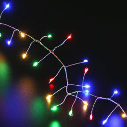 Гирлянда для дома 2,0 м 150 ламп LED "Мишура", IP-40, Мультицвет