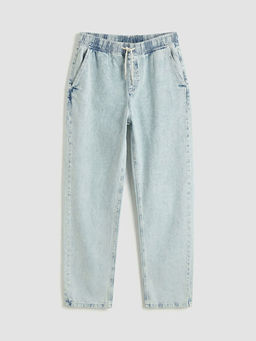 Loose Fit Erkek Jean Pantolon