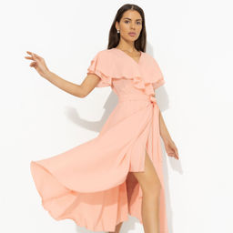 Платье на запах Счастье влюбленности (розовый поцелуй) - Charutti фото 6