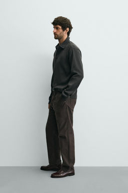 POLO ESTRUCTURA WAFFLE CUELLO COMBINADO / Gris antracita - Zara фото 4