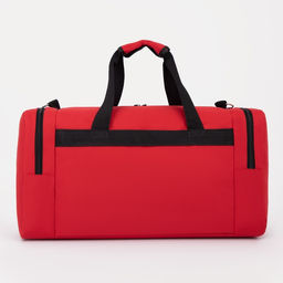 Сумка спортивная на молнии, 2 наружных кармана, цвет красный - Simaland фото 3