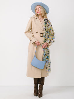 Большой, мягкий, тонкий и очень нежный двусторонний палантин с рисунком в стиле арт-деко - Tantino фото 3