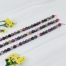 Бусины для украшентй из Турмалина микс (36 бусин) 40 см