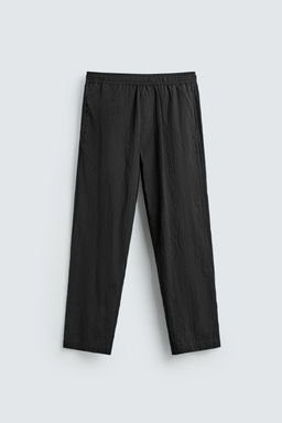 PANTAL?N REGULAR FIT ESTRUCTURA / Negro - Zara фото 6