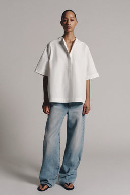CAMISA MANGA CORTA ZW COLLECTION / Blanco