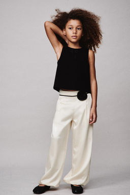 FLORAL SAROUEL TROUSERS - Zara фото 5