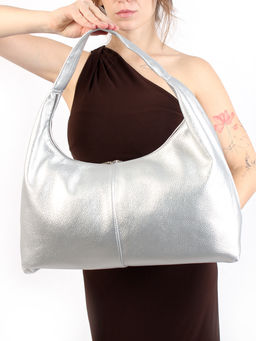LACCOMA сумка Зафира-Y2005-серебристый эко кожа хлопок  фото 7