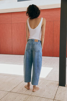 JEANS Z1975 BARREL / Azul medio - Zara фото 4