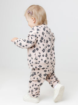 Брюки для девочки Crockid КР 400865 бежевый хлопок  фото 3