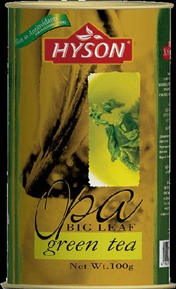 HYSON. Gourmet. Green OPA 100 гр. картонная туба