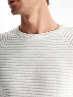 Bisiklet Yaka Uzun Kollu Erkek Triko Kazak - Waikiki фото 4