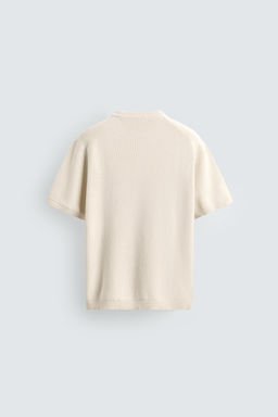 PURL KNIT T-SHIRT - Zara фото 16