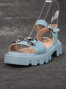 08-PEY182-5 LIGHT BLUE Босоножки женские (натуральная кожа)