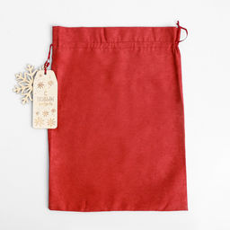 Цена за 5 шт. Мешок подарочный С Новым Годом!, 30 х 40 см +/- 1.5 см - Дарите счастье фото 2