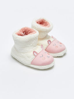 3D Aplike Detayl? Pel?? K?z Bebek Ev Botu