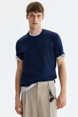 Camiseta de punto Slim Fit - H&m фото 5