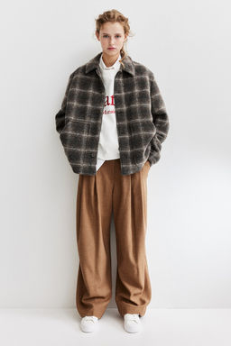 Pleat-front twill trousers - H&m фото 2