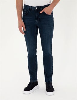Lacivert Slim Fit Jean Pantolon - Pierre cardin фото 2